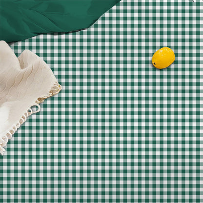 Linen Loft Forest Green Gingham Bedding Set | Cozy, Comfortable, and Chic