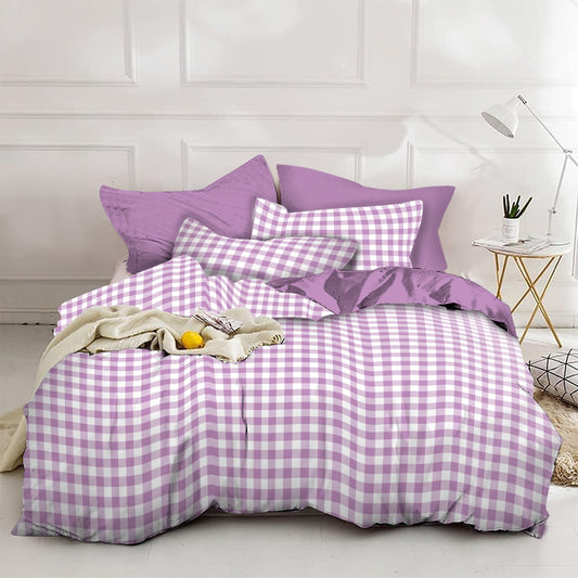 Linen Loft Lilac Gingham Duvet Cover Set | Fresh and Cozy & Chic  Vibes