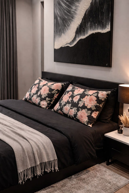 Linen Loft Midnight Bloom  Bedding Set – King Size