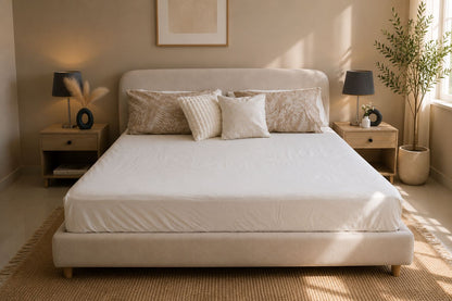 Linen Loft Ivory Bloom Bedding Set – King Size