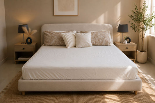 Linen Loft Ivory Bloom Bedding Set – King Size