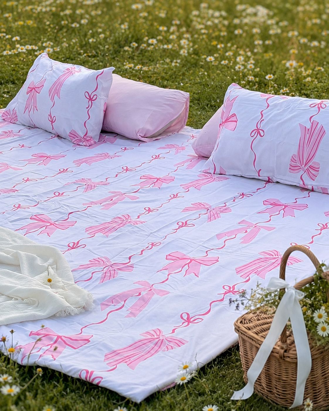 Linen Loft Coquette Bedding Set - King Size