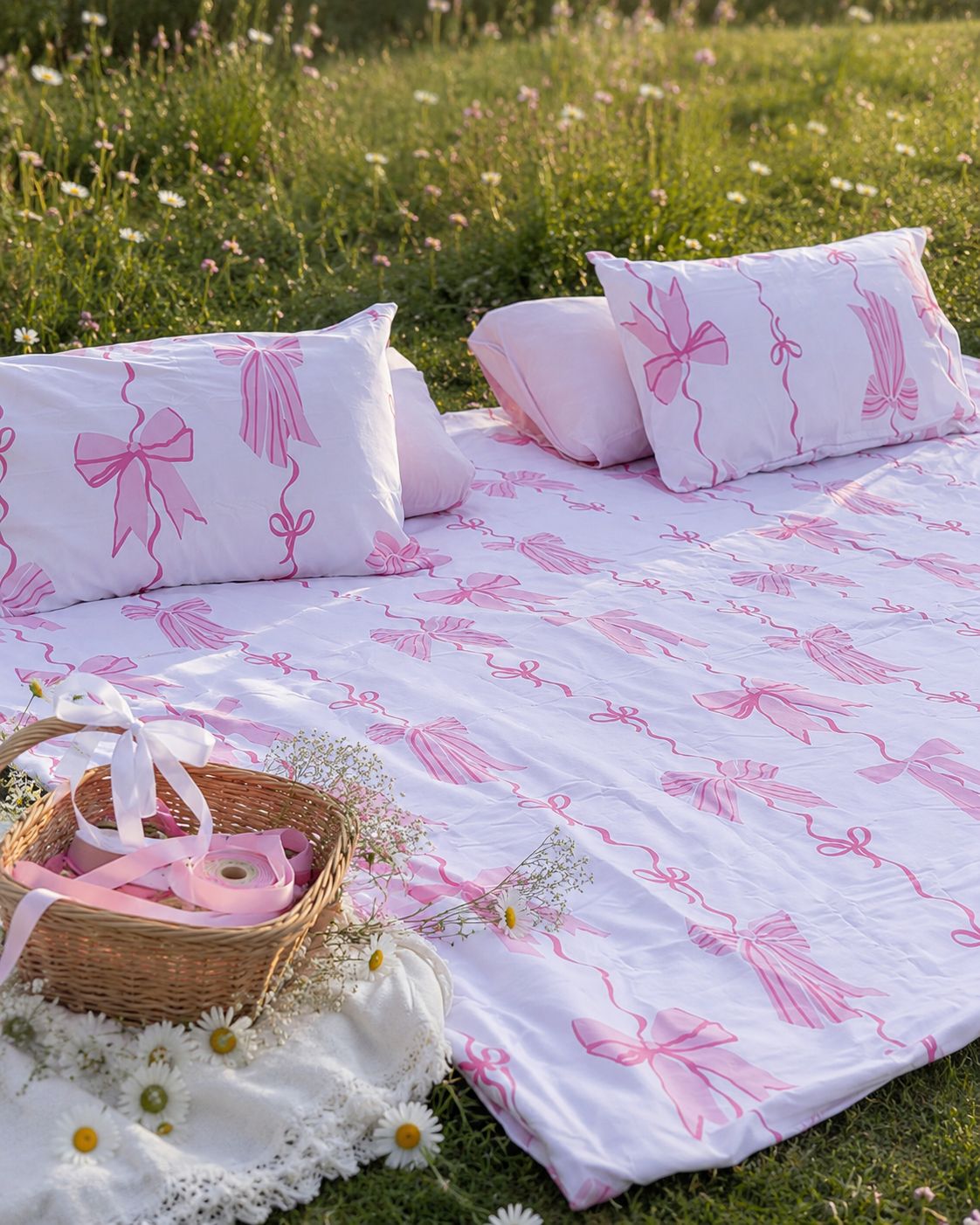 Linen Loft Coquette Bedding Set - King Size