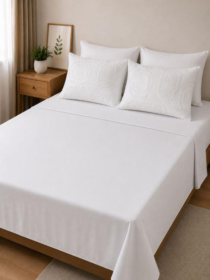 Linen Loft  Snow Linen Bedding Set - King Size
