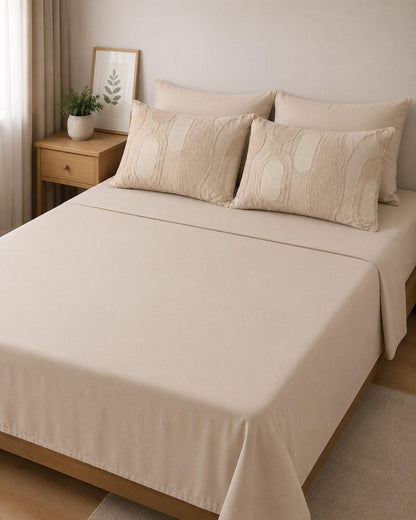 Linen Loft Sandstone Bedding Set - King Size