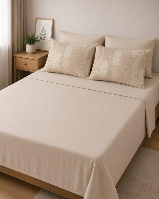 Linen Loft Sandstone Bedding Set - King Size