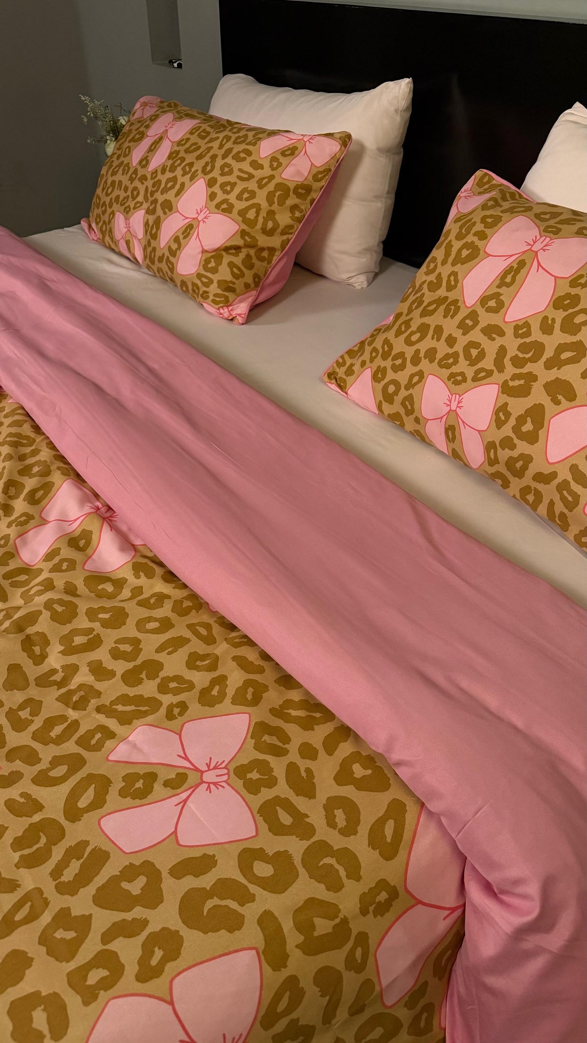 Linen Loft Coquette Leopard Bedding Set - King
