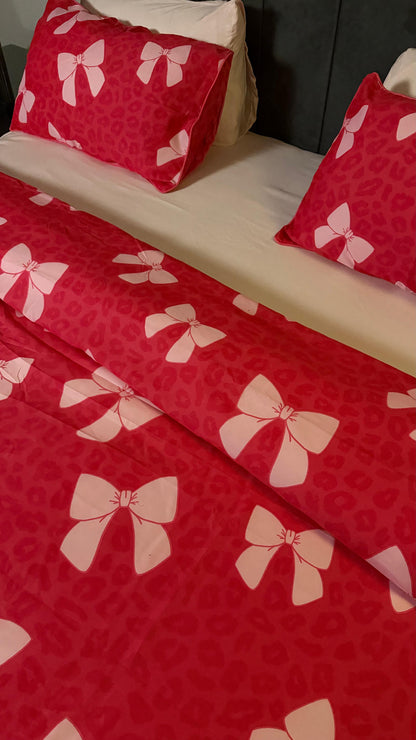 Linen Loft Ribbon Bows Bedding Set - king