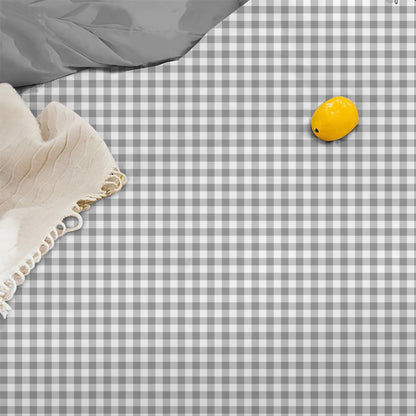Linen Loft Soft Gingham Bedding Set | Sleek and Relaxed in Grey