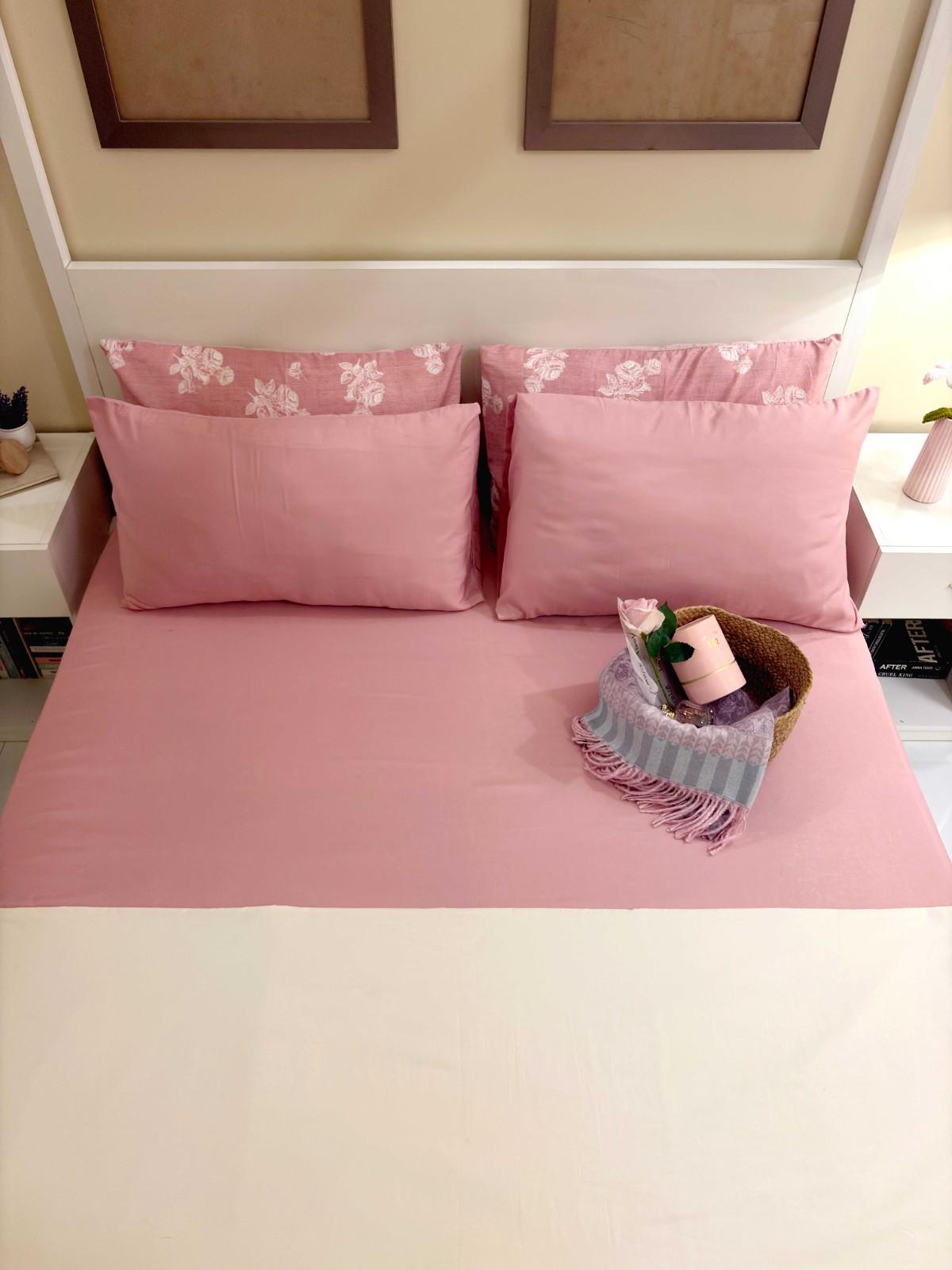 Linen Loft Blush Bloom  Bedding Set – King Size