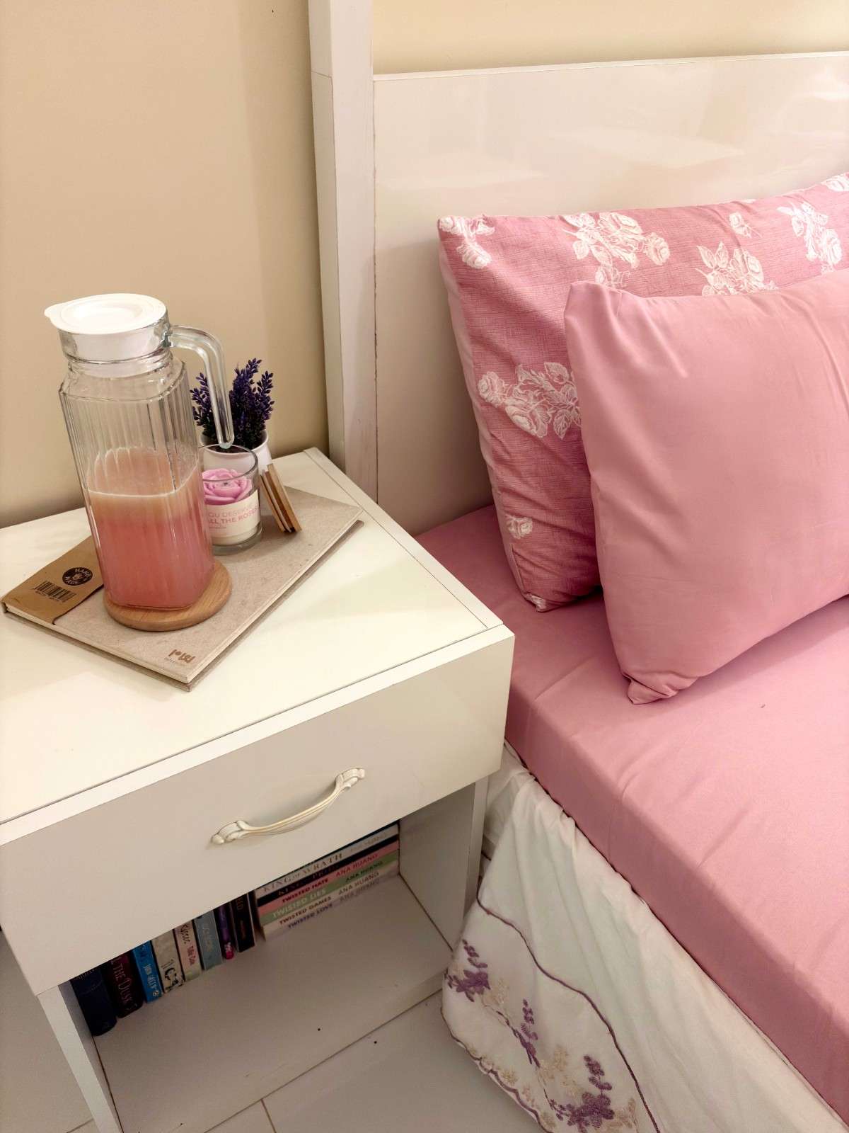 Linen Loft Blush Bloom  Bedding Set – King Size