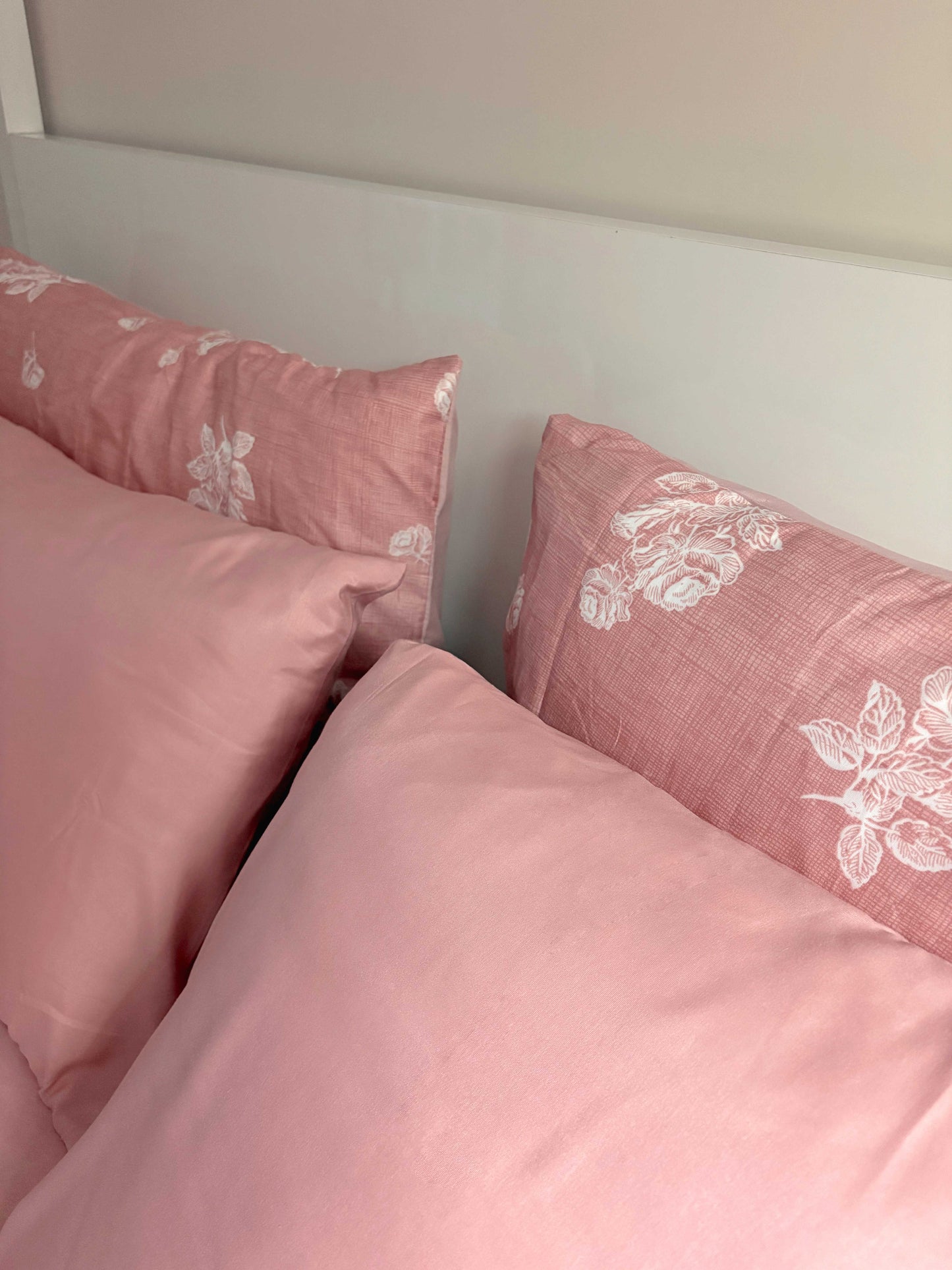 Linen Loft Blush Bloom  Bedding Set – King Size