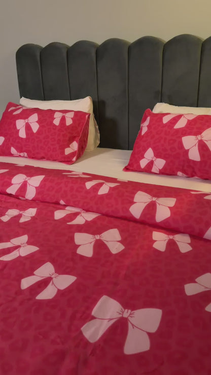 Linen Loft Ribbon Bows Bedding Set - king