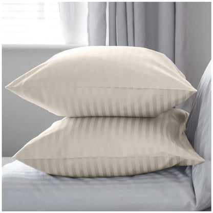 Luxe Ivory Stripe Bed Sheet Set